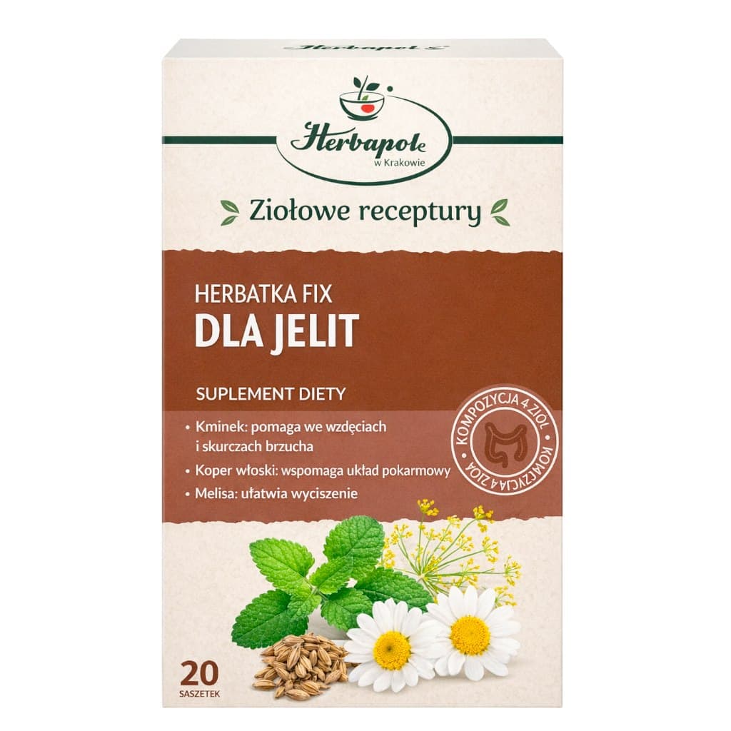 Herbapol Kraków - Intestinal Tea Fix - 20 sachets – Herbapol Kraków förpackning