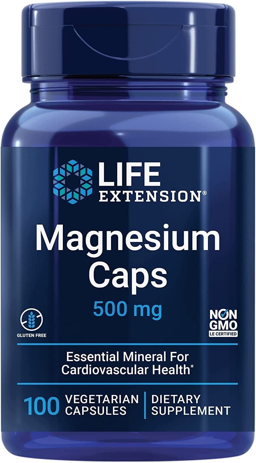 Life Extension Magnesium Caps 500 mg - 100 kapsułek wegetariańskich – Life Extension packaging