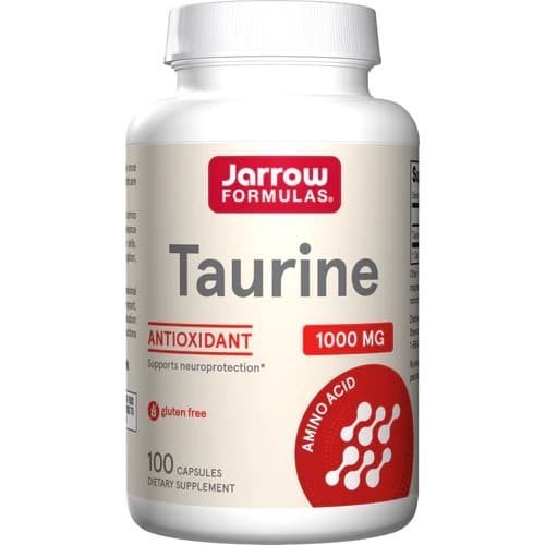 Jarrow Formulas Taurine 1000 mg - 100 Capsules – Jarrow Formulas packaging
