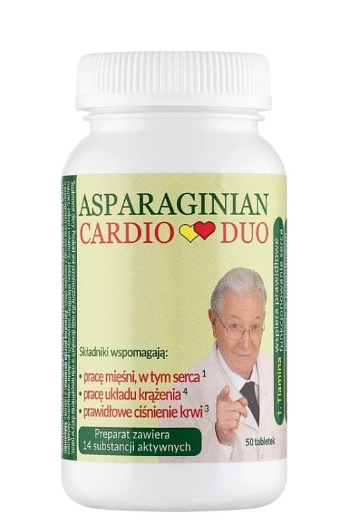 UNIPHAR - Asparaginian Cardio Duo 60 kapslar