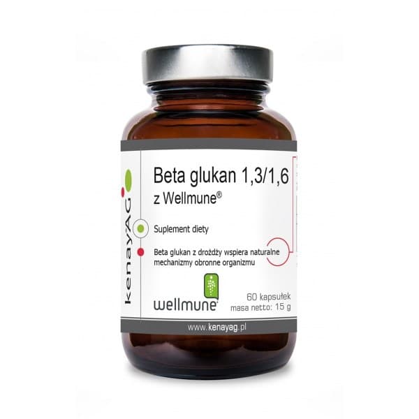 Kenay Beta Glucan 1,3/1,6 med Wellmune 187,5 mg – 60 kapsler – Kenay embalagem
