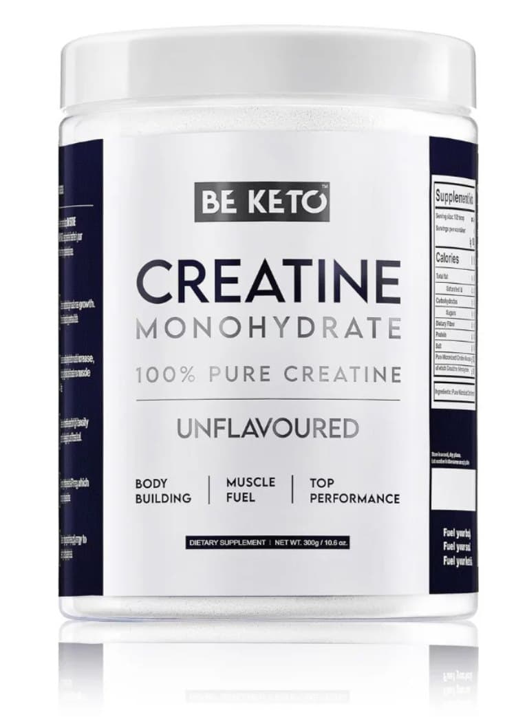 BeKeto Monohydrate Creatine 100% 300g – BE KETO packaging