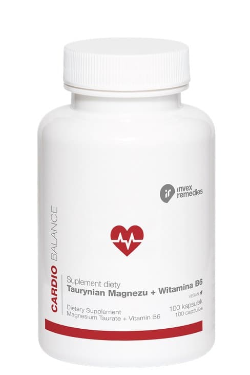 Taurine magnesium + vitamine B6 - 100 caps | INVEX REMEDIES – INVEX REMEDIES packaging