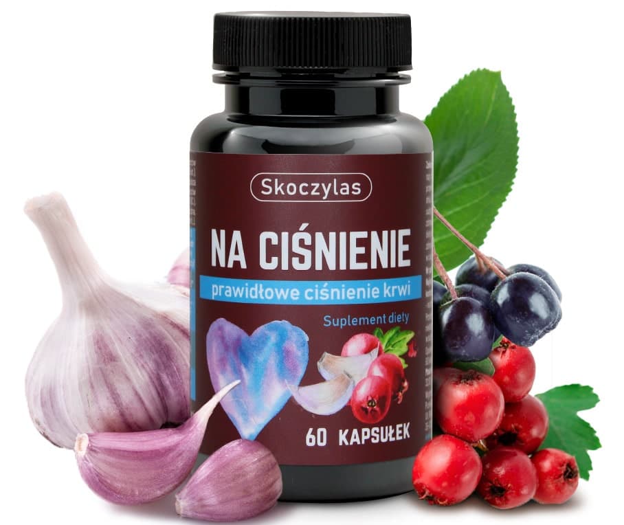 Skoczylas Na ciśnienie (Aronia, Gloei, Knoflook) 60 capsules