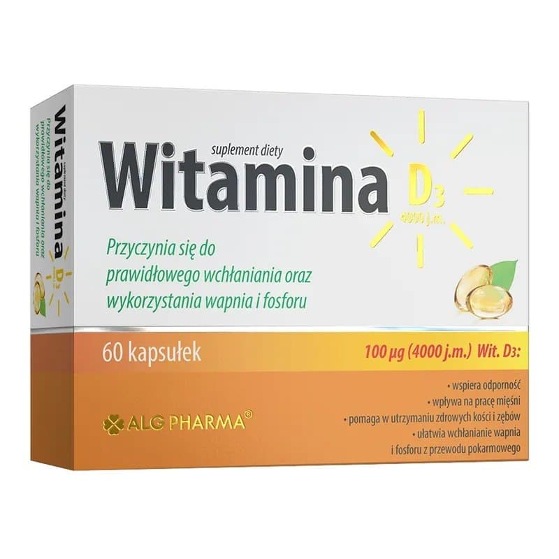 Alg Pharma - Vitamin D3 - 60 Caps