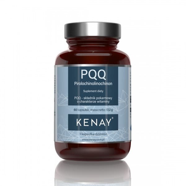 Kenay - PQQ Pyrroloquinoline Quinone - 60 Caps – Kenay förpackning