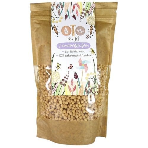 OTO Kulki z Amarantusem Ontbijtvlokken zonder toegevoegde suiker 100 g – OTO verpakking