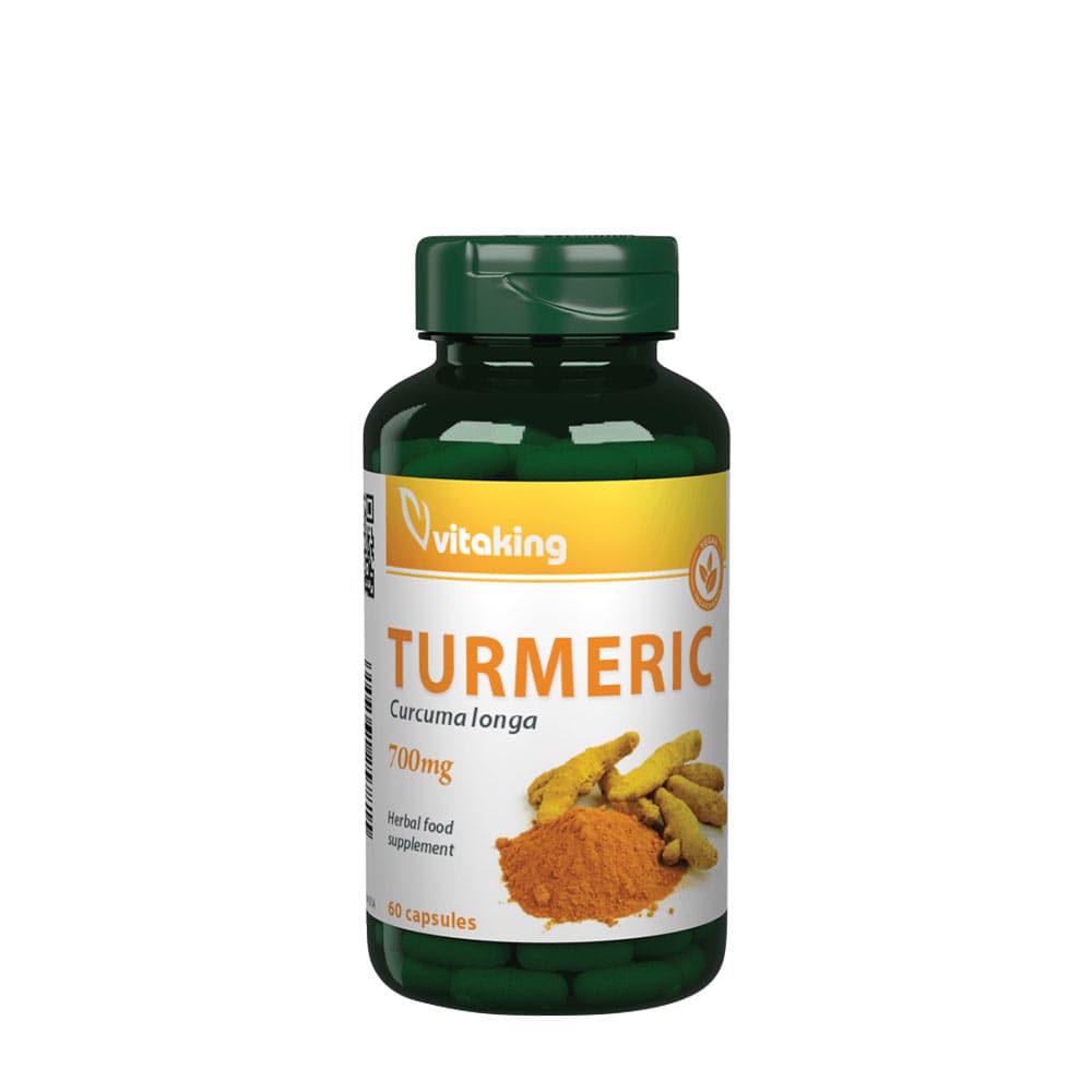 Vitaking - Turmeric - 60 kapsler – Vitaking embalagem