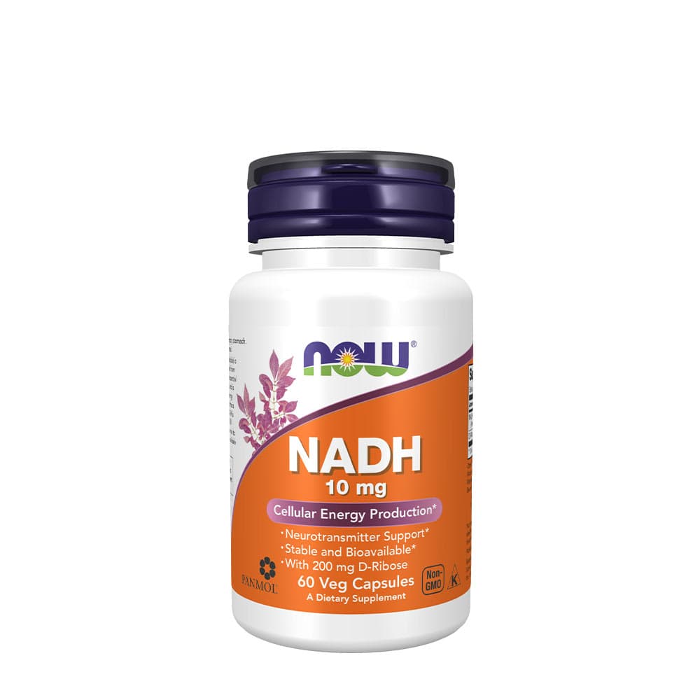 NOW Foods NADH 10mg - 60 vegetariska kapslar
