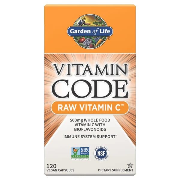 Garden Of Life - Vitamin Code Raw Vitamin C - 120 Vcaps – Garden Of Life packaging