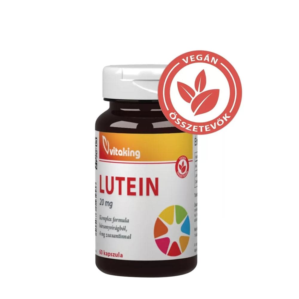 Vitaking Lutein 20mg + 4mg Zeaxantin - 60 kapslar
