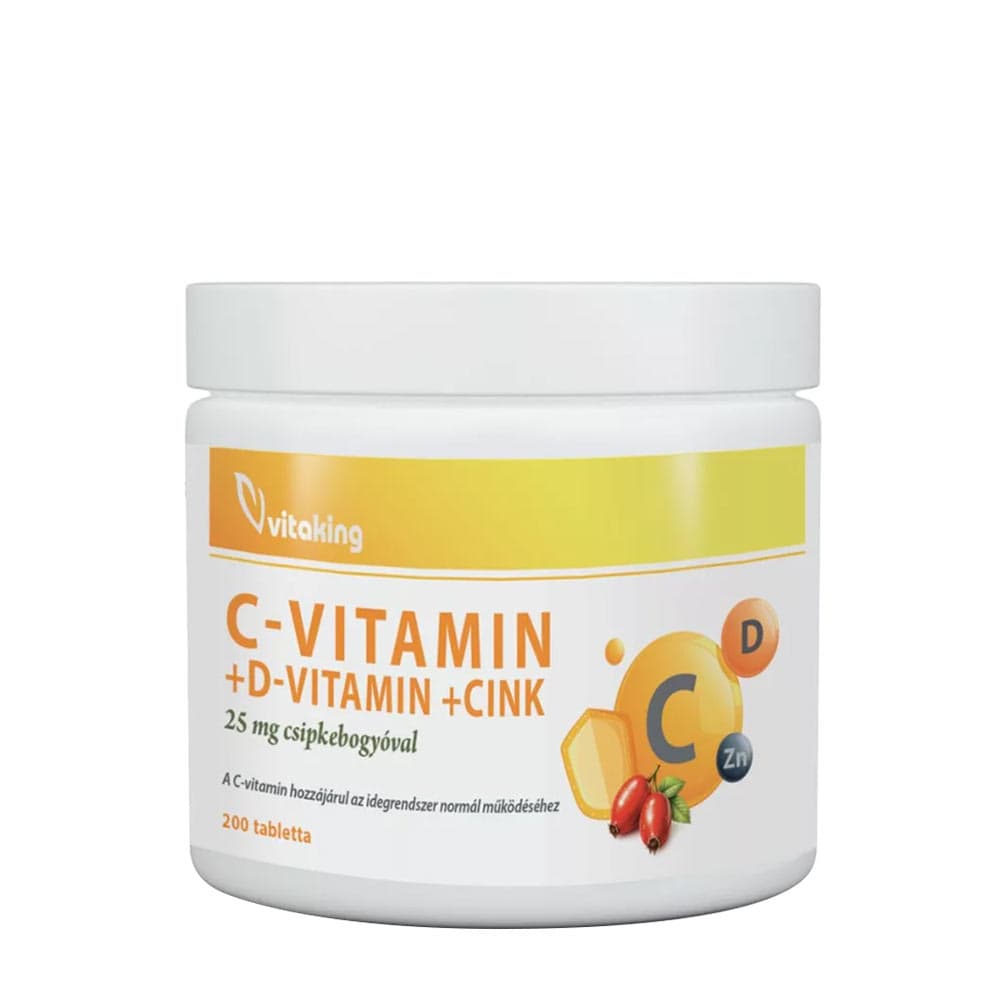 Vitaking - Vitamin C + D3 + Zink Bisglycinate – Vitaking emballage