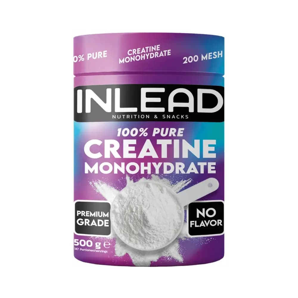 Inlead 100% Pure Creatine Monohydrate - Unflavoured - 500g – Inlead packaging