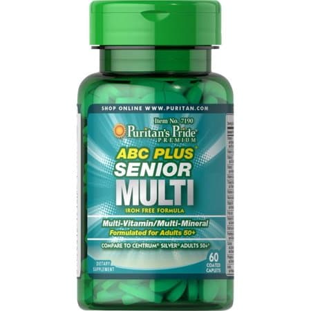 Puritan's Pride - Abc Plus Senior Multi 60 capsule rivestite – Puritan's Pride confezione