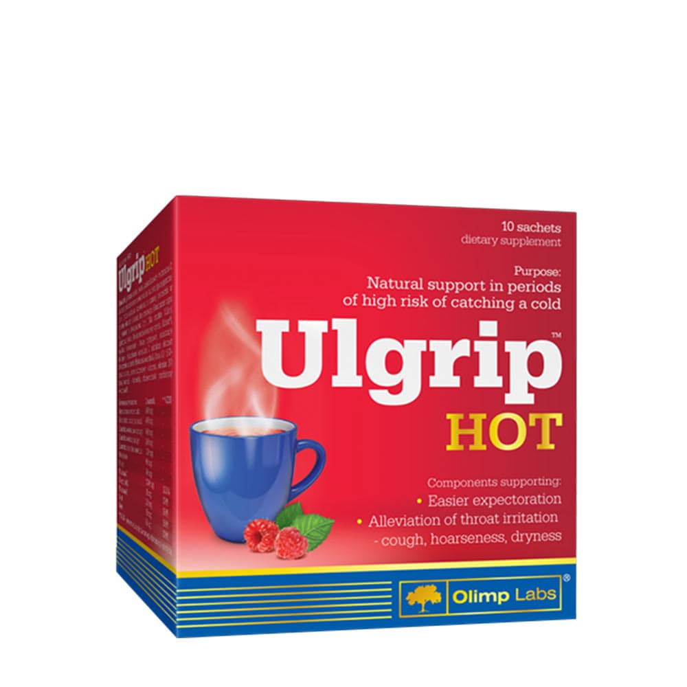 Olimp Labs Ulgrip Hot Hindbær - 10 Sachets