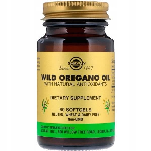 Solgar Wild Oregano Oil 175 mg – 60 mjuka kapslar