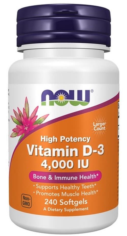 NOW Foods - Vitamin D-3 – NOW Foods packaging