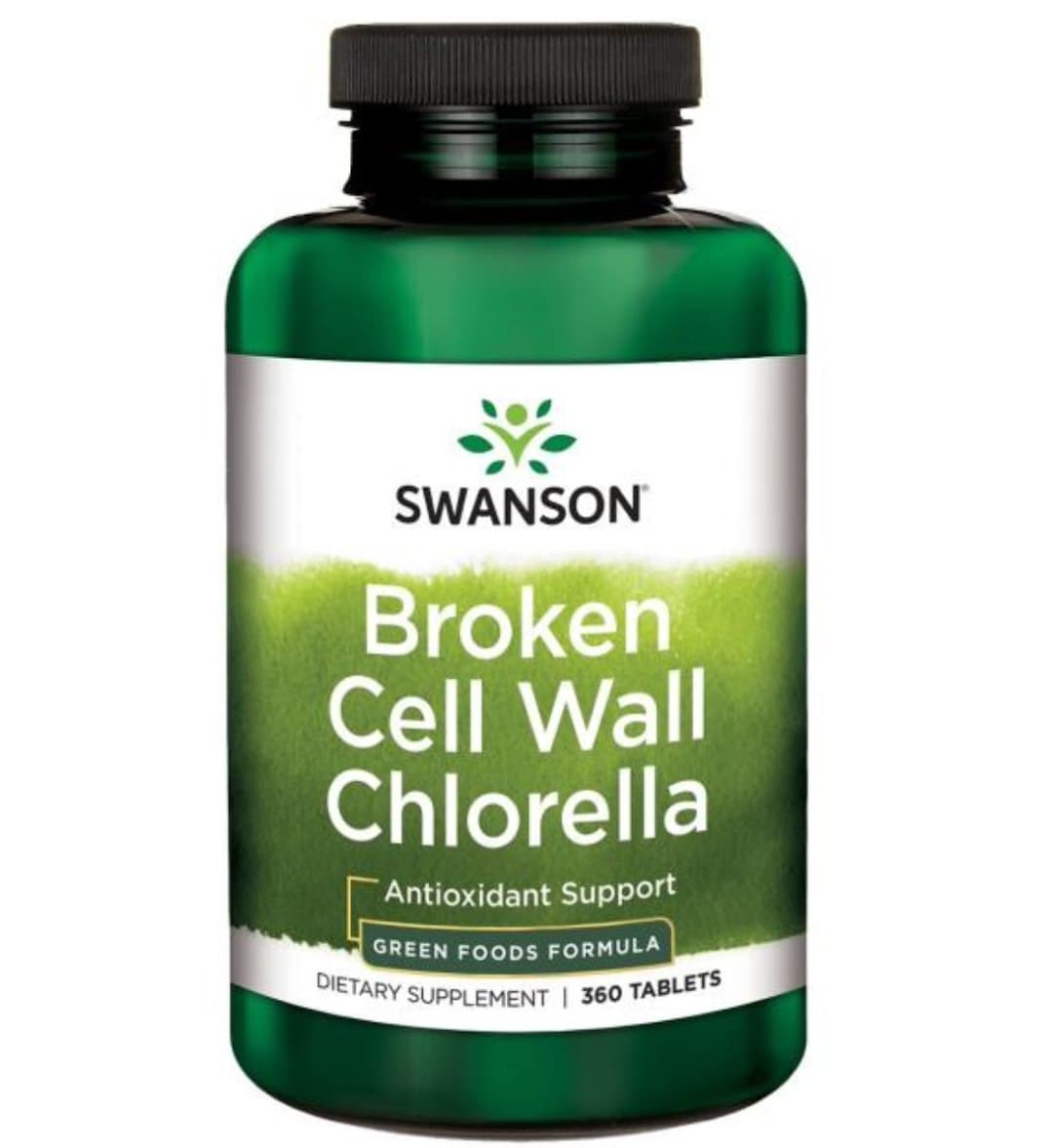 Swanson - Broken Cell Wall Chlorella - 360 tabletter