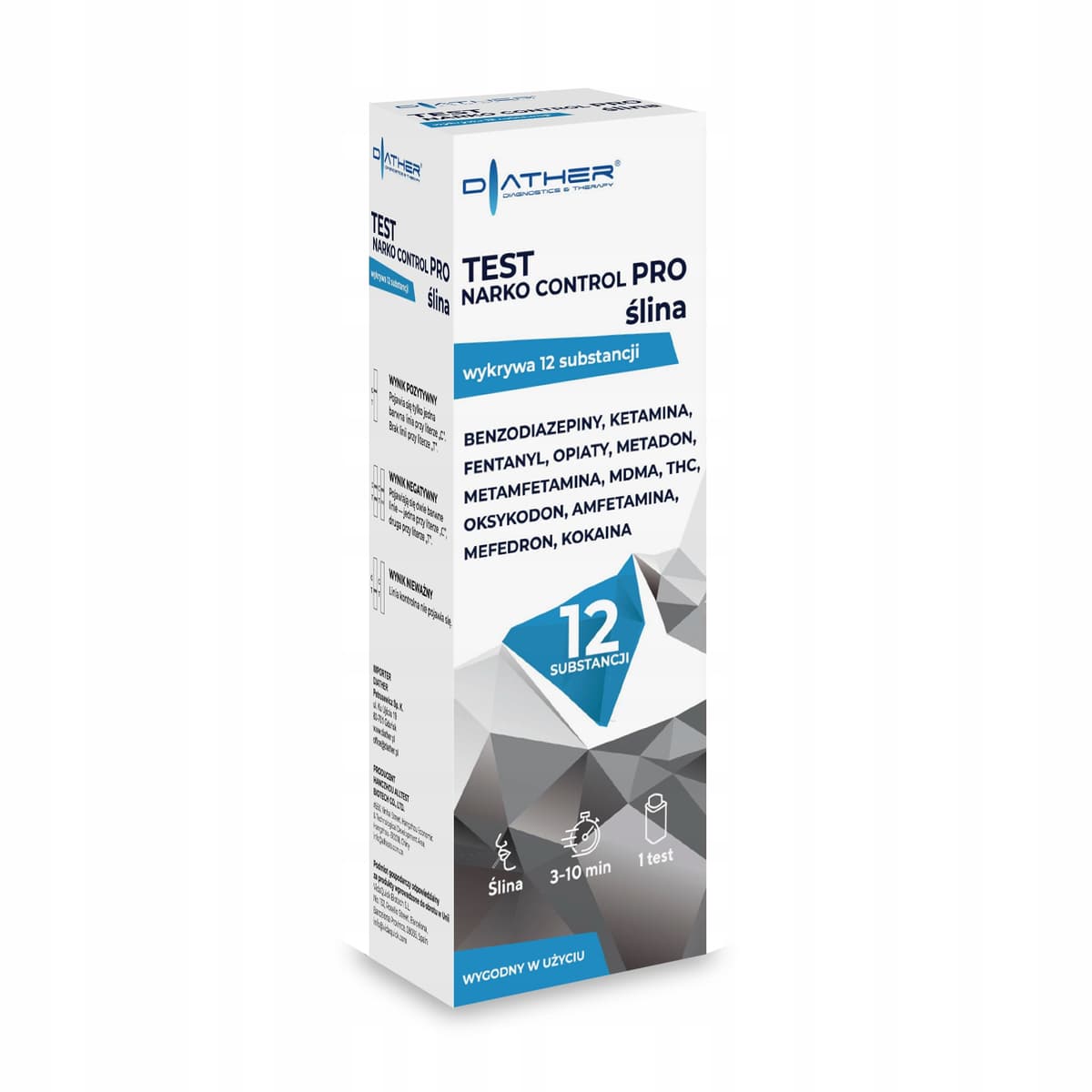 Diather - Speeksel Drugstest 12 Stoffen