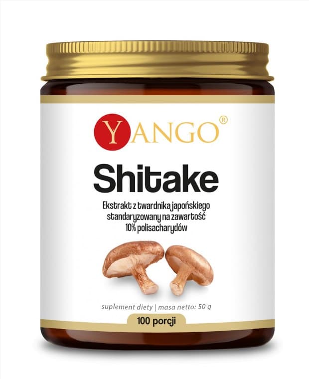 Yango - Shitake Extract - 10% Polysaccharides (50g) – Yango förpackning