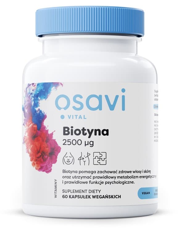 Osavi Nature - Vitamin D3 - 2500mcg, 60 Vcaps – Osavi förpackning