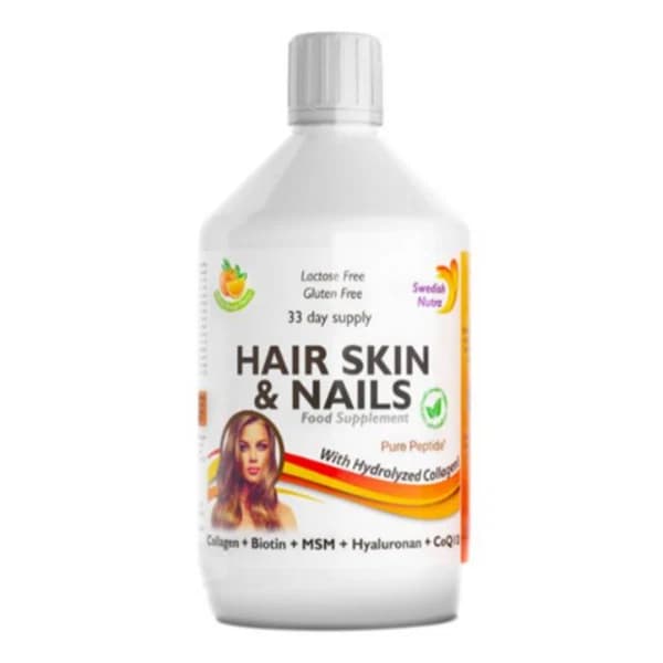 SWEDISH NATURA - Swedish Nutra Hair Skin and Nails Luxe 500 ml – SWEDISH NATURA packaging