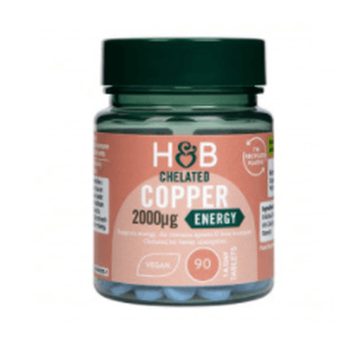 Holland & Barrett - Chelated Copper - Mineral Supplement – Holland & Barrett förpackning