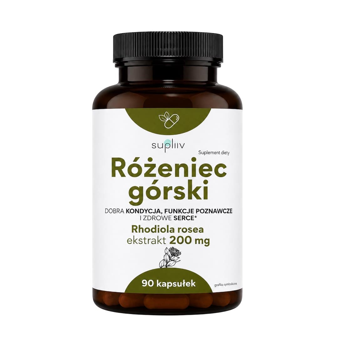 Supliiv - Rhodiola Rosea - 90 Caps – Supliiv förpackning