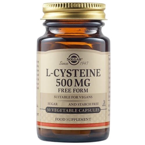 Solgar L-Cystein 500mg 30 Capsules – Solgar packaging