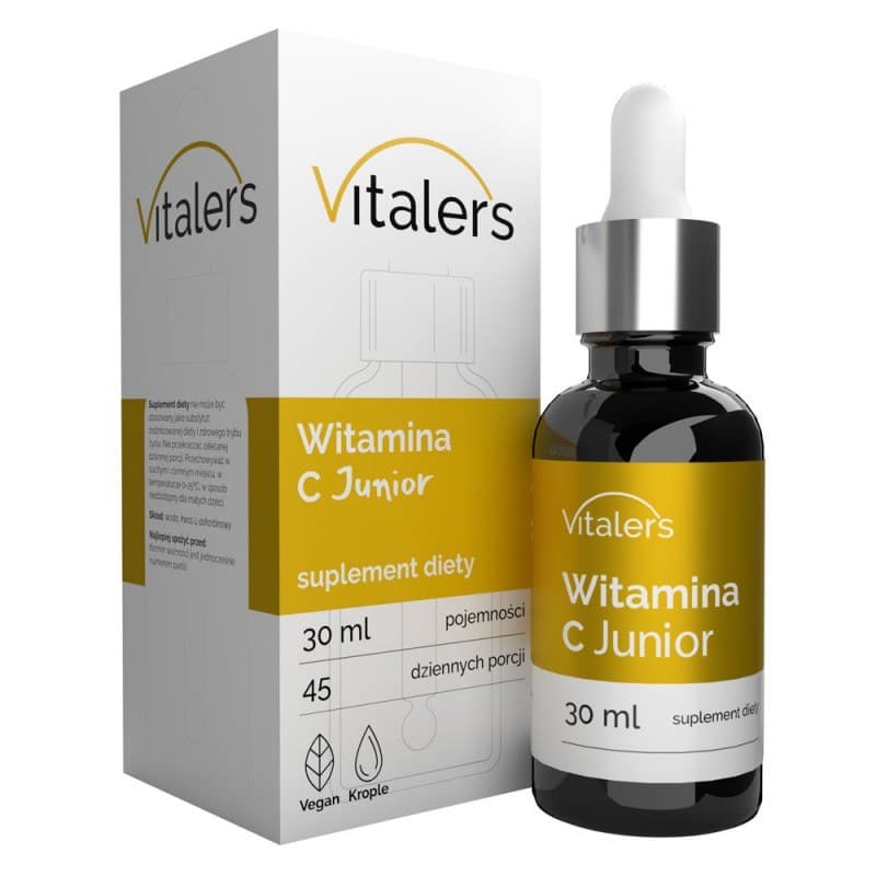 Vitaler's Vitamin C Junior 100 mg 30 ml – Vitaiers packaging
