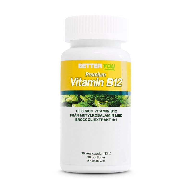 Vitamine B12 Premium 90 capsules | Better You – Better You emballage