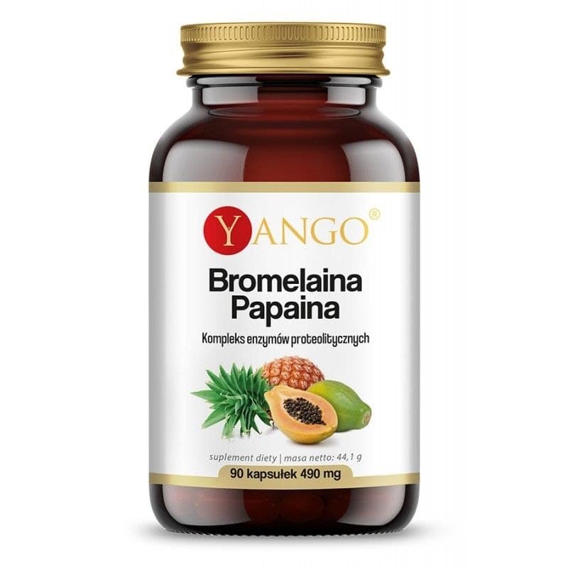 Yango Bromelain + Papain 90 kapslar