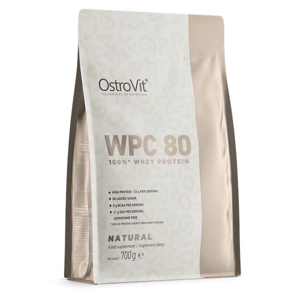 Ostrovit Wpc 80 Natural – Koncentrat białka serwatkowego 700g – OstroVit opakowanie