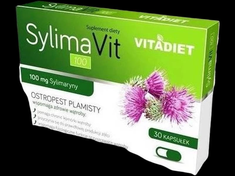 VitaDiet - Silymarin Capsules 30 - 30 caps – VitaDiet förpackning