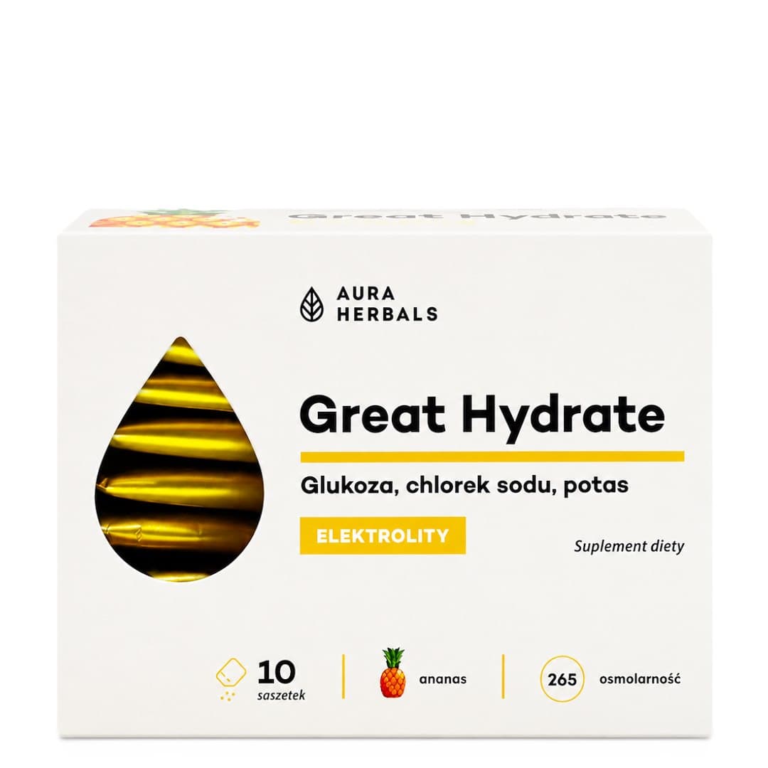 Aura Herbals Ananas - 10 Saszetek – Aura Herbals opakowanie