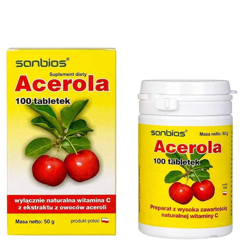 Sanbios - Acerola - Vitamin C Support – Sanbios förpackning