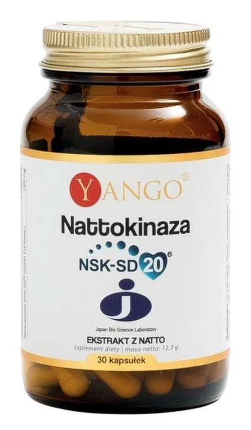 Yango Nattokinase NSK-SD 100 mg - 30 kapslar