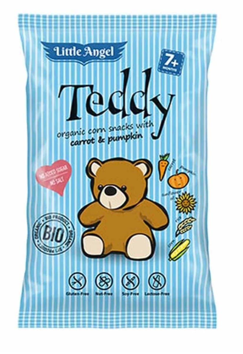 Little Angel - Teddy Organic Corn Snacks – Little Angel packaging