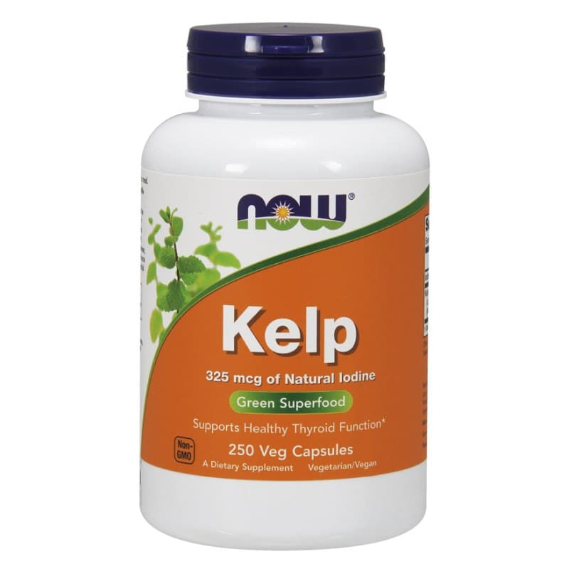 NOW Foods - Kelp, 325mcg - 250 Vcaps – NOW Foods confezione
