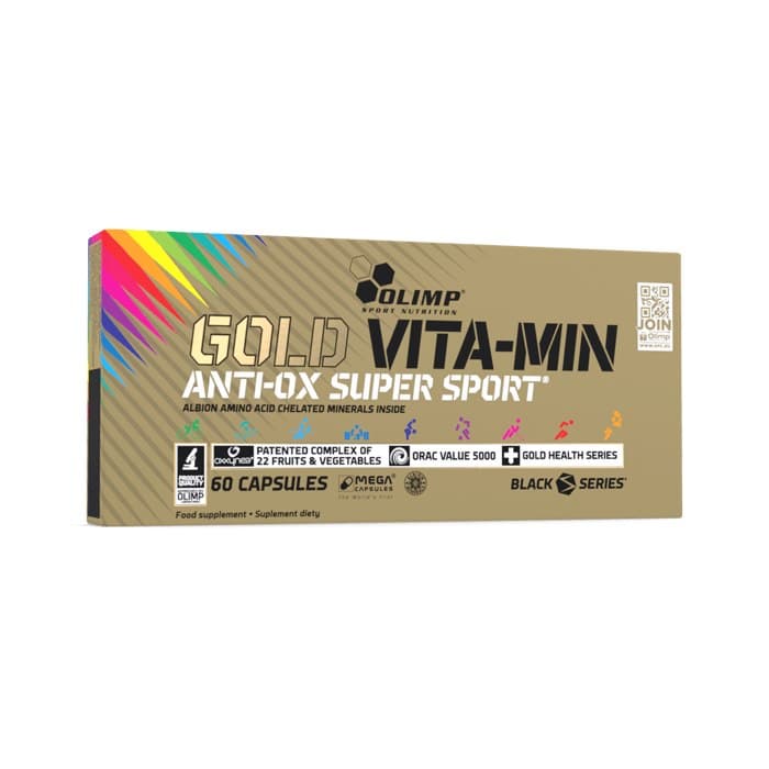 Olimp Labs Gold Vita-Min Anti-Ox Super Sport 60 kapslar – Olimp Labs förpackning