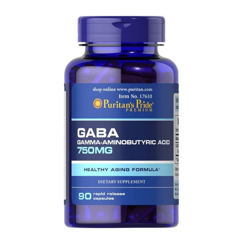 Puritan's Pride GABA 750mg 90 Kapseln