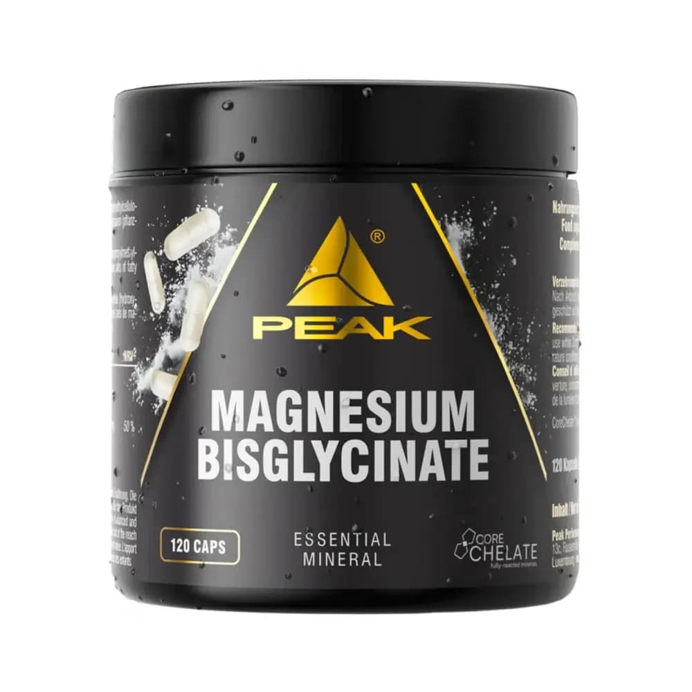 Peak Performance - Magnesium Bisglycinate - Unflavoured - 120 Caps