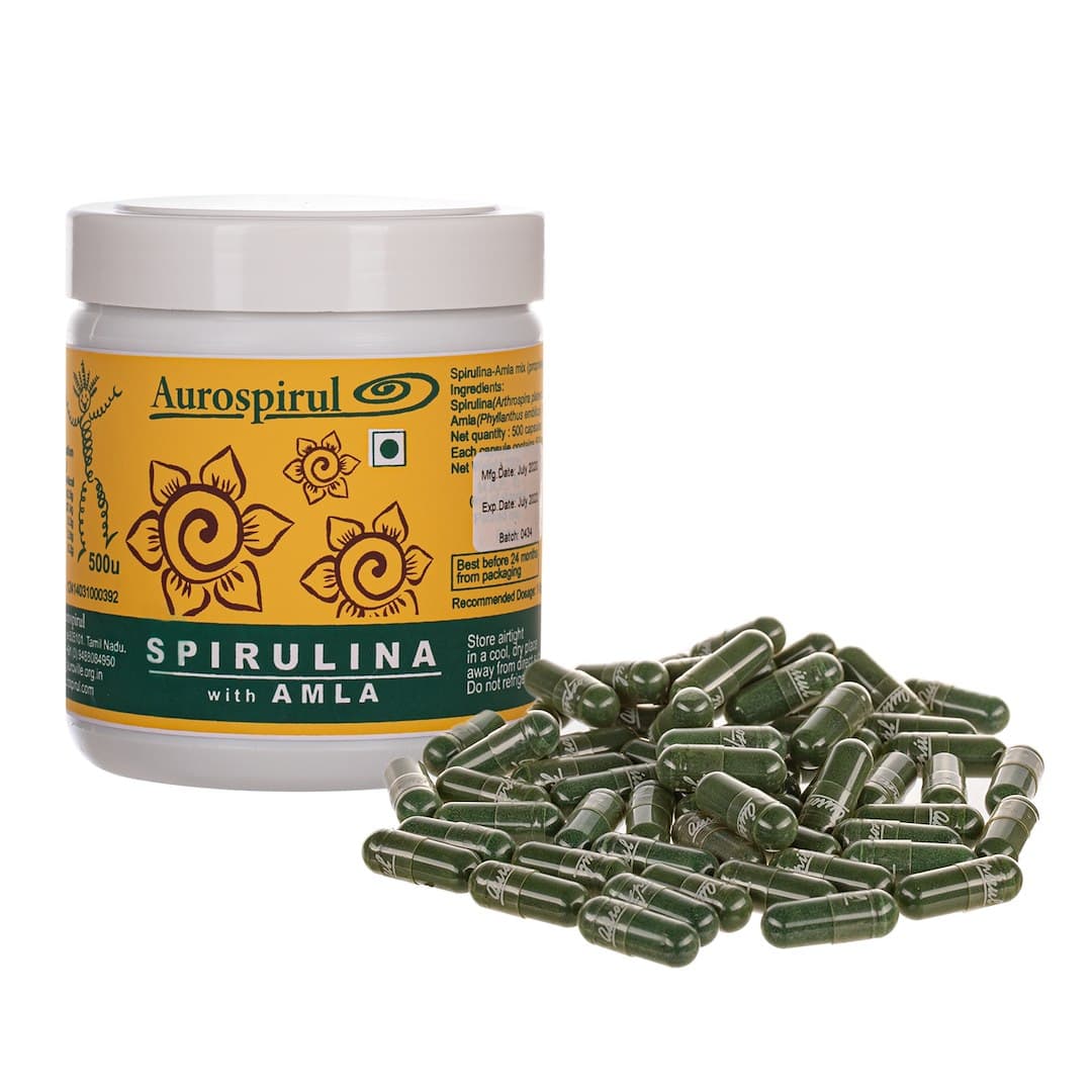 Aurospirul - Spirulina con Amla – Aurospirul empaque