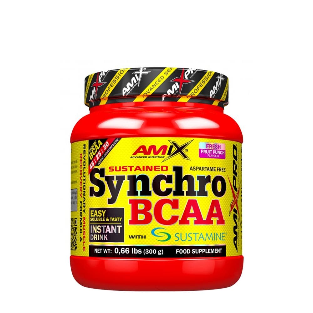 Amix - Sustained Synchro BCAA With Sustamine - 300g – Amix packaging