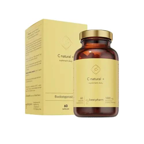 MyBestPharm MyBestC Natural+ 60 Kapseln – MyBestPharm Verpackung