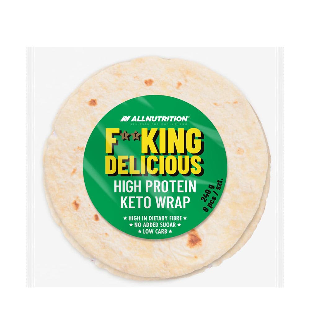 Allnutrition - Fitking Delicious High Protein KETO Wrap - 6 Wraps – Allnutrition verpakking