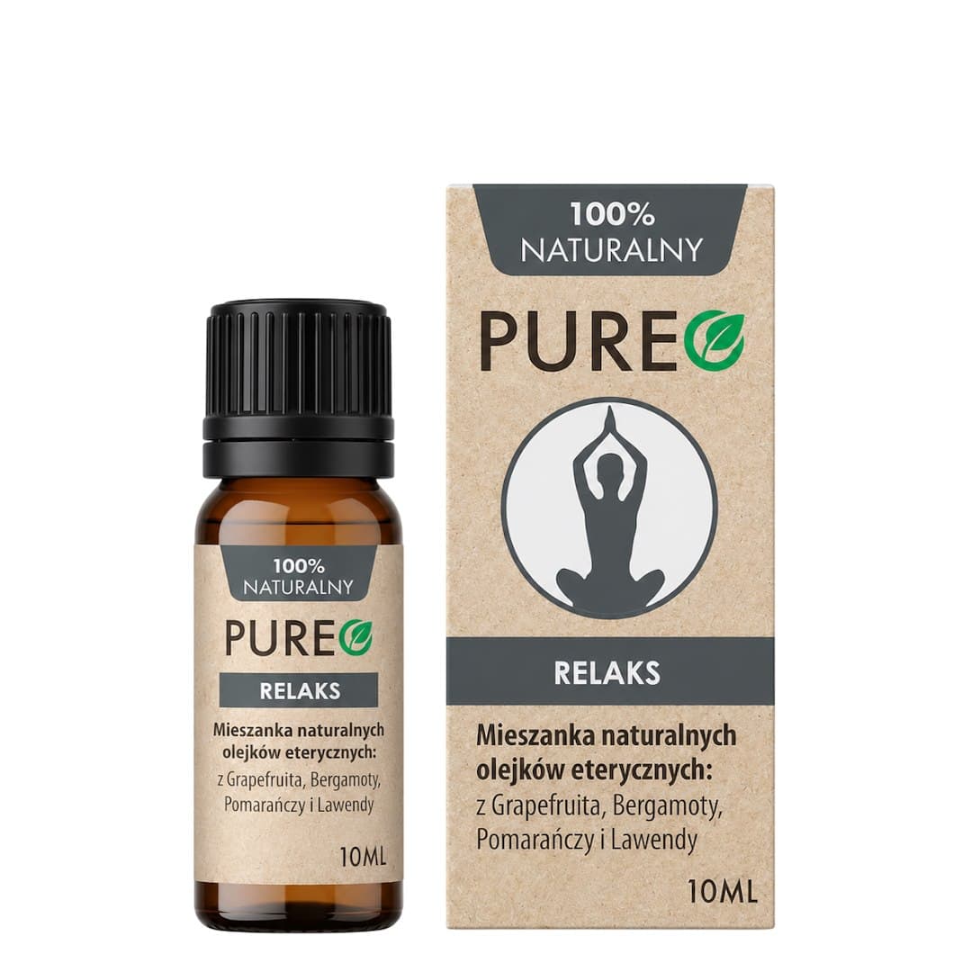 PUREO Relaks - naturlig eterisk oljeblandning 10 ml