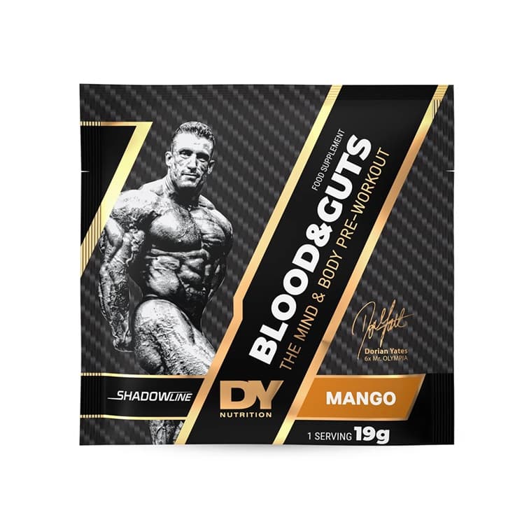 Dorian Yates - Blood & Guts - Formula pre-allenamento – Dorian Yates packaging