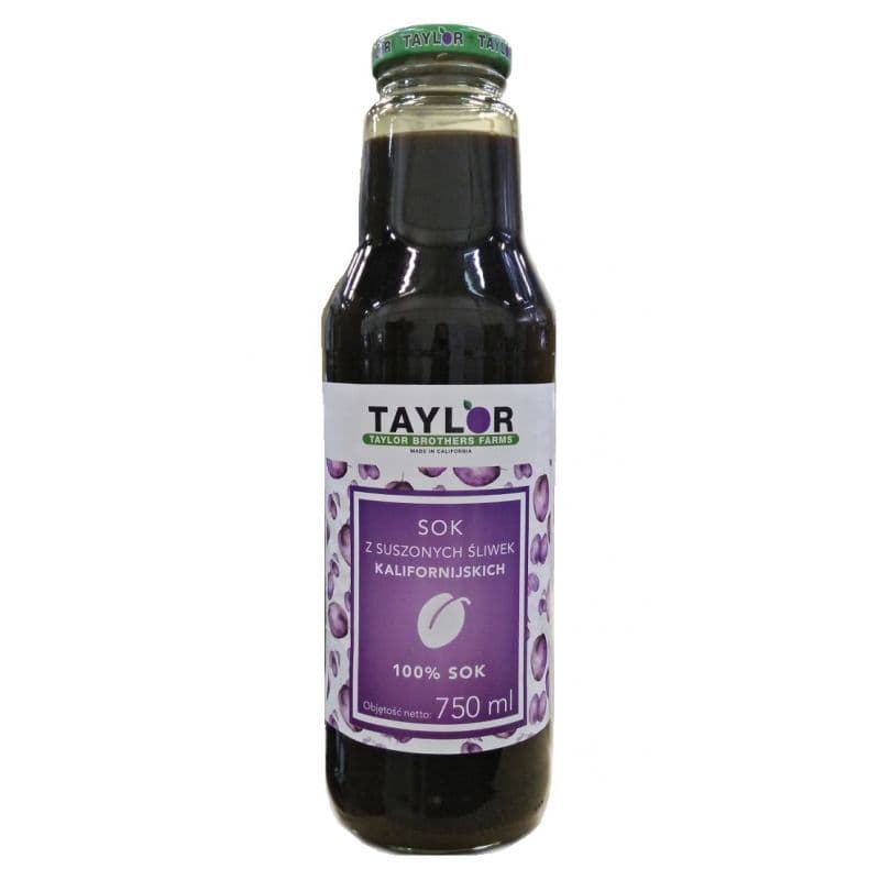 Taylor Sok aus getrockneten kalifornischen Pflaumen 750 ml | Targroch – Taylor Verpackung