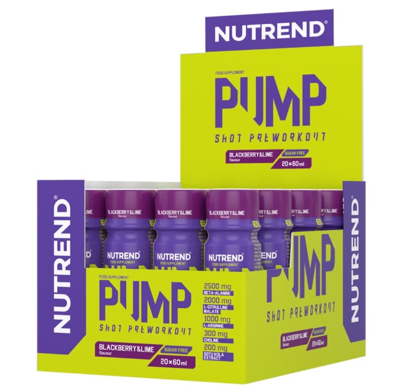 Nutrend - Pump Pre-Workout – Nutrend packaging